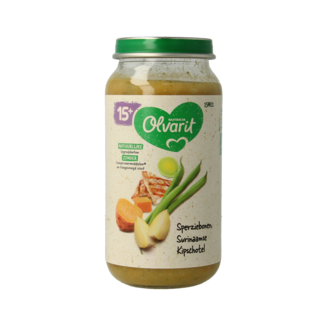 Olvarit Judías verdes con pollo al estilo surinamés 15M01 250 gramos