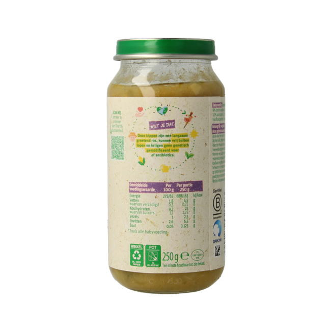 Judías verdes con pollo al estilo surinamés 15M01 250 gramos