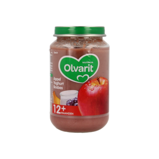 Olvarit Yaourt pomme myrtille Appel 12M54 200 grammes
