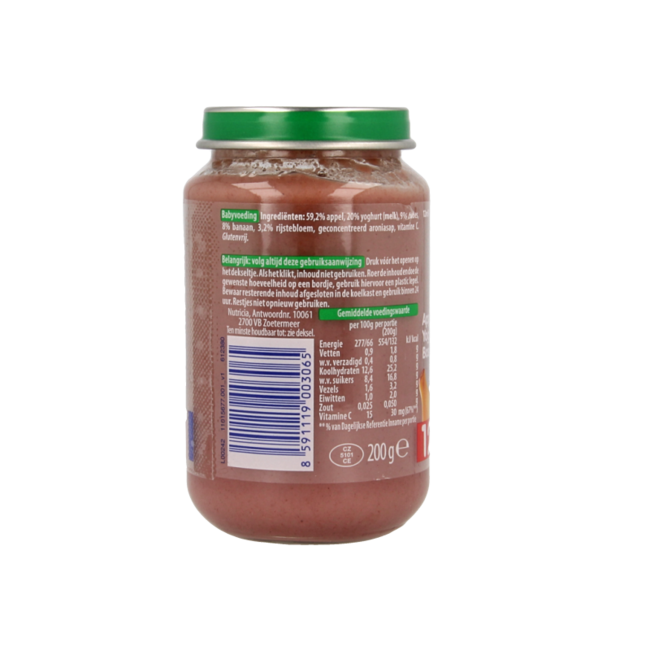 Apple yoghurt blueberry 12M54 200 Gram