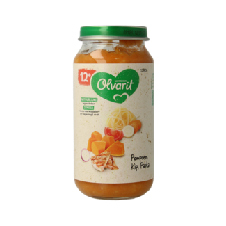 Olvarit Pasta con Zucca e Pollo Olvarit 12M06 250 Grammi