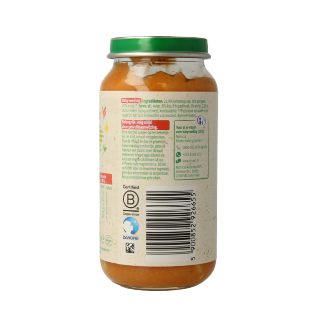 Pumpkin chicken pasta 12M06 250 Gram