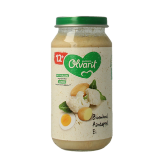 Olvarit Cauliflower Potato Egg 12M04 250 Grams