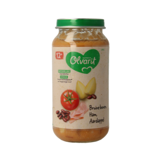Olvarit Brown beans, ham and potato 12M02 250g