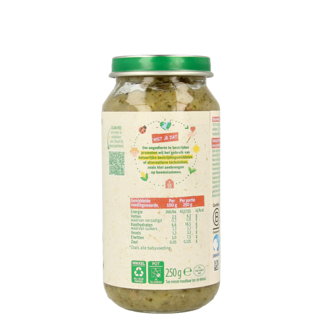 Brocoli dinde pomme de terre 12M00 250 g