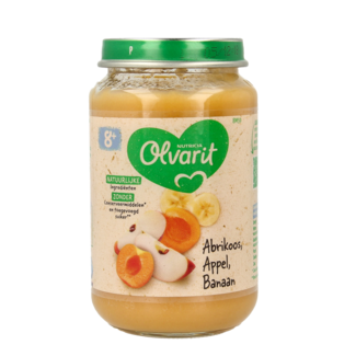 Olvarit Apricot apple banana 8M59 200 Gram