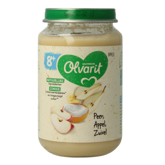 Olvarit Pear apple dairy 8M53 200 Gram