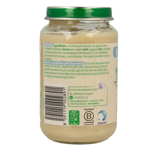 Olvarit Banana Biscuit 8M51 200g