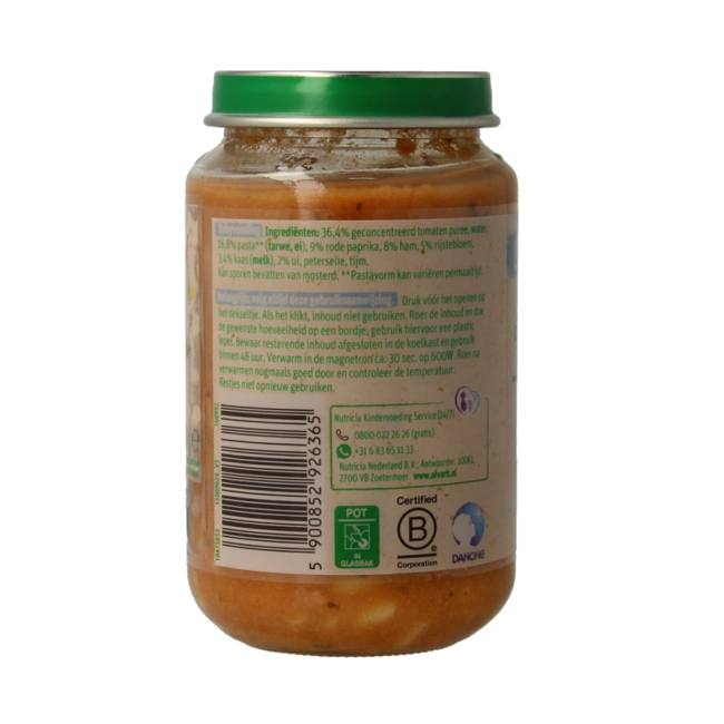 Macaroni tomate jambon 8M09 200 grammes