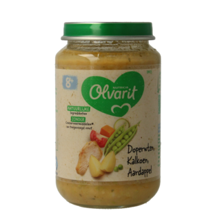 Olvarit Olvarit Garden Pea, Turkey & Potato 8M05 200g