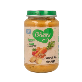 Olvarit Carotte poulet pomme de terre 8M01 200 grammes