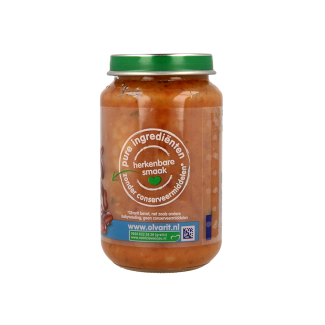 Alubias pintas, manzana, ternera y patata 8M 200 g