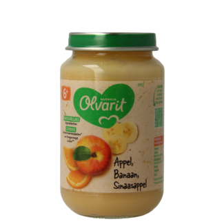 Olvarit Pomme banane orange 6M57 200 Grammes