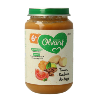 Olvarit Tomato beef potato carrot 200 Gram