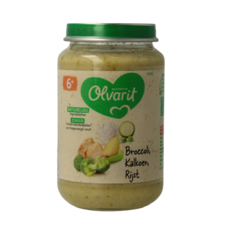Olvarit Broccoli turkey rice 6M00 200 Gram