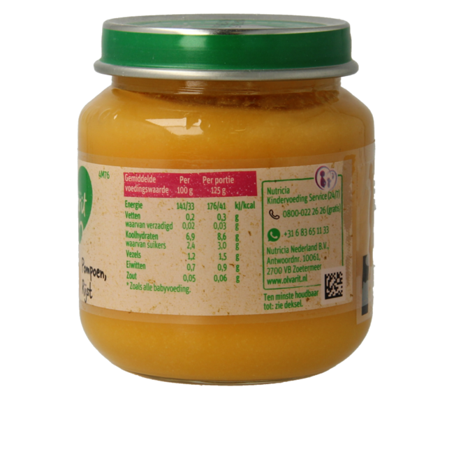 Pumpkin rice 4M76 125 Gram