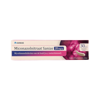 Sanias Sanias Miconazolnitraat 20mg crema 30 gramos