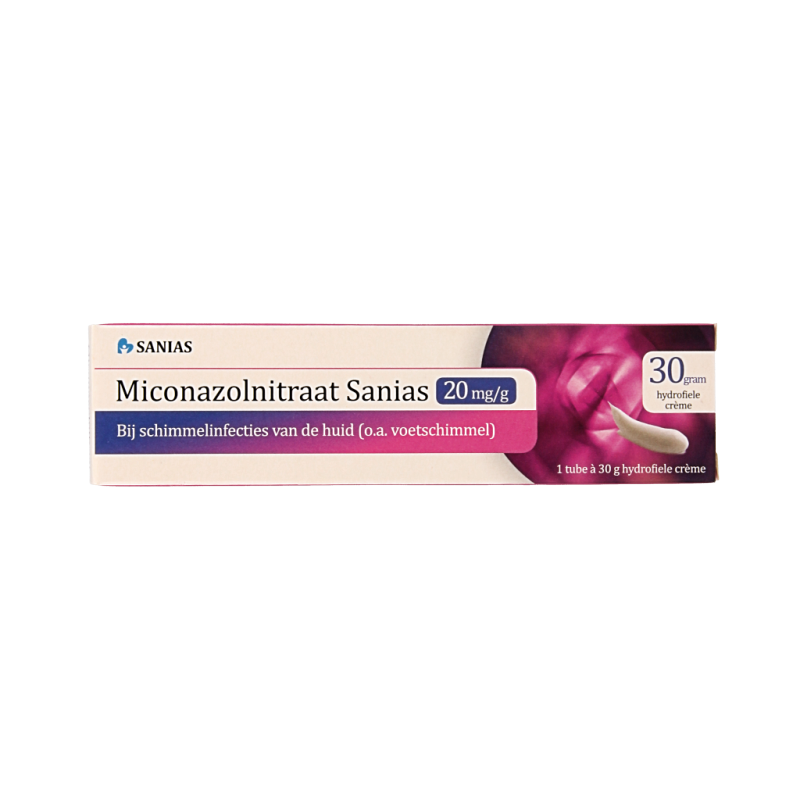 Sanias Miconazolnitraat 20mg creme 30 Gram