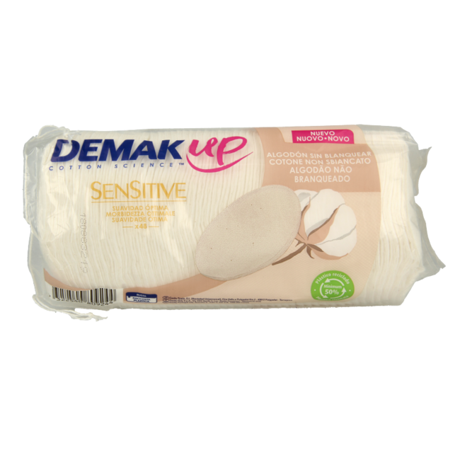 Sensitive oval cotton pads 48 pieces