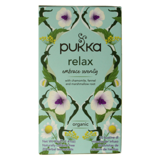 Pukka Relax thee bio 20 Zakjes