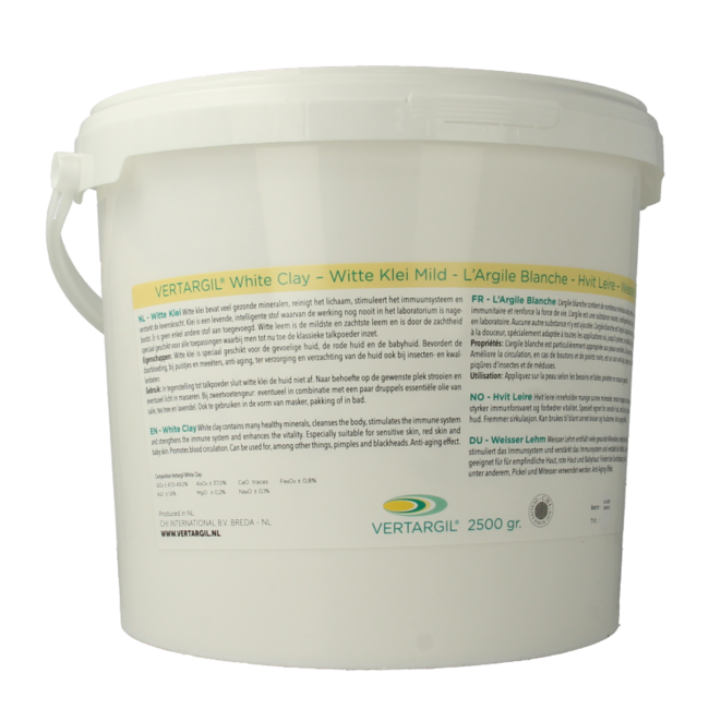 Arcilla blanca 2500 gramos