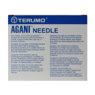 Terumo Aguja hipodérmica Terumo 38 x 0,9 agani 100 unidades