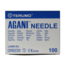 Aguja hipodérmica Terumo Agani 38 x 0.9 mm, 100 unidades