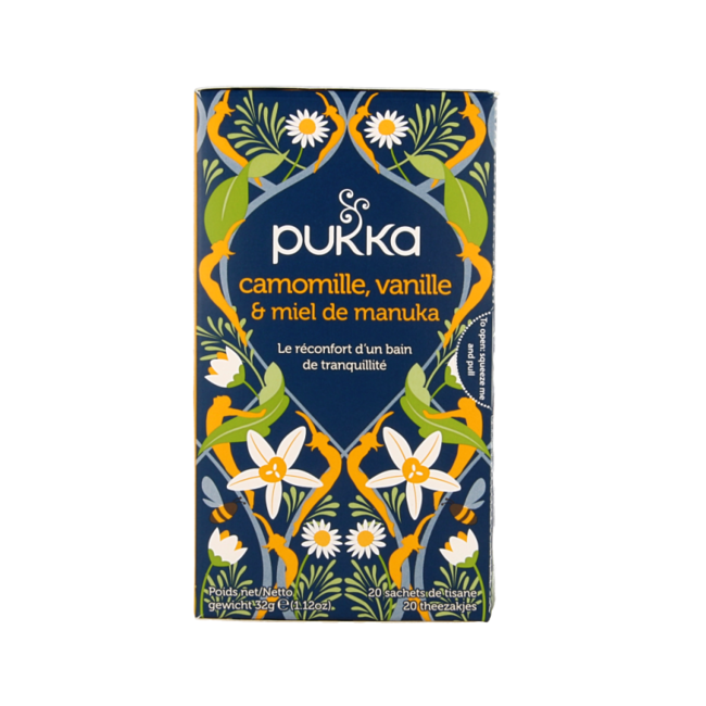 Camomille vanille/miel de manuka bio 20 Sachets