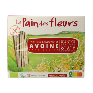 Pain Des Fleurs Crackers de avena bio 150 Gramos
