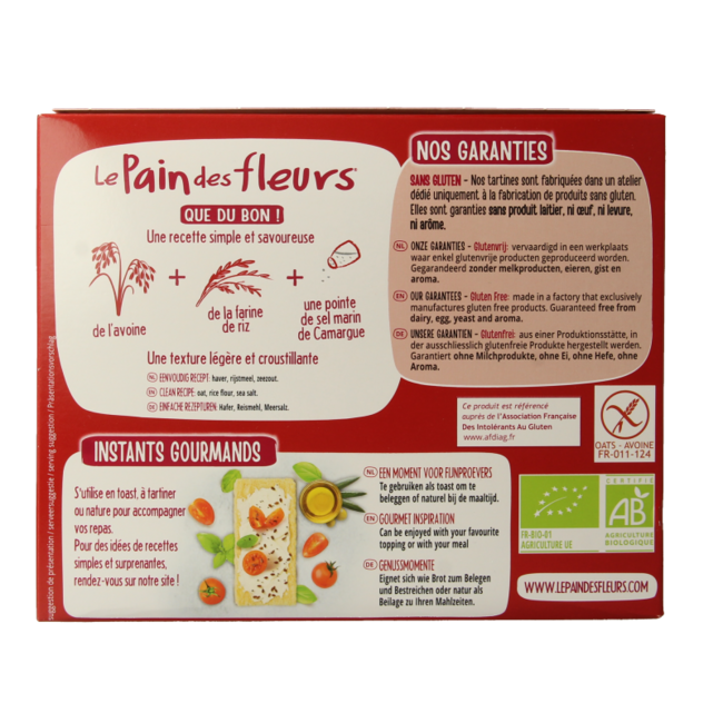 Crackers de avena bio 150 gramos