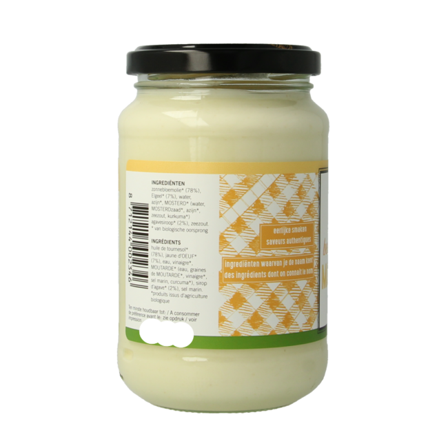 Mayonesa ligeramente dulce bio 310 gramos