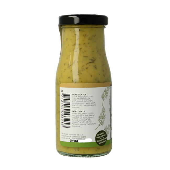 Bio-Senf-Dill-Dressing 150 Milliliter