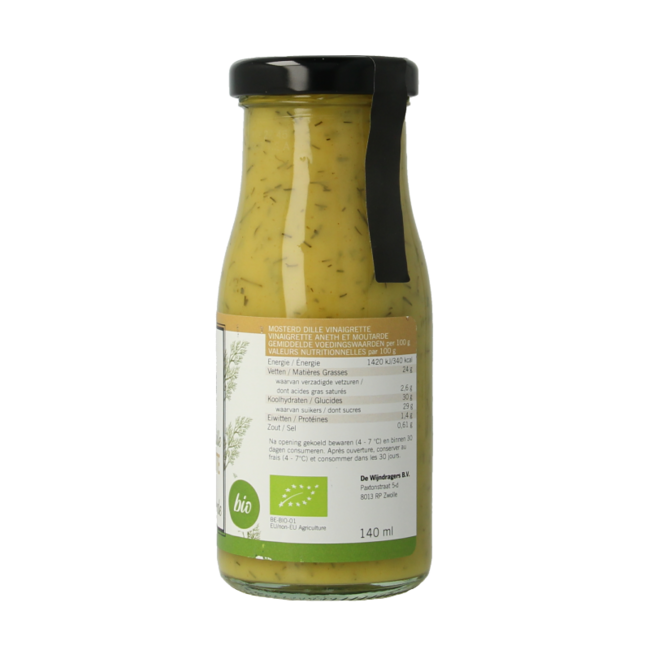 Mosterd dille dressing bio 150 Milliliter