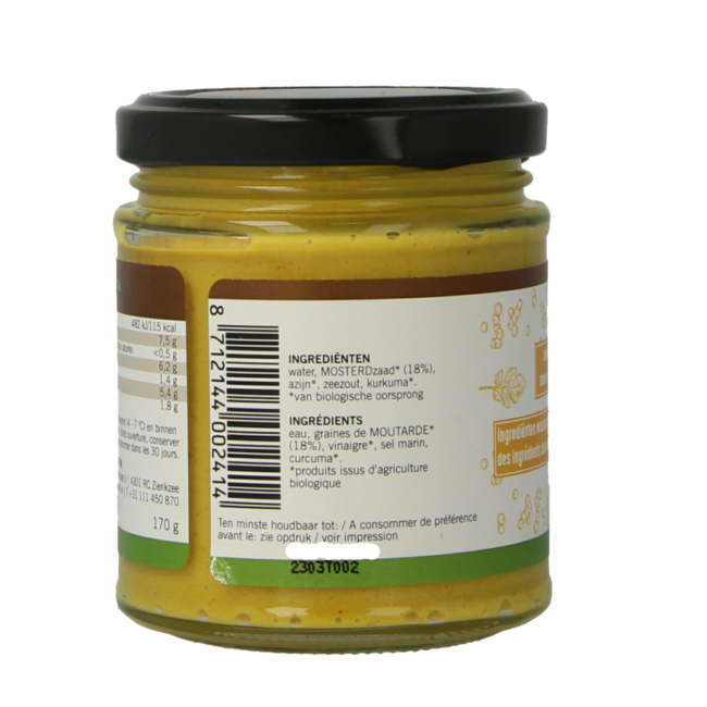 Senf fein Bio 170 Gramm