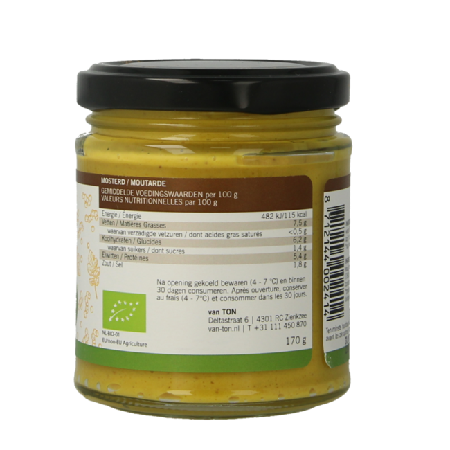 Senf fein Bio 170 Gramm