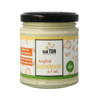 Van Ton Mayonnaise à l'ail bio Van Ton 160 Grammes
