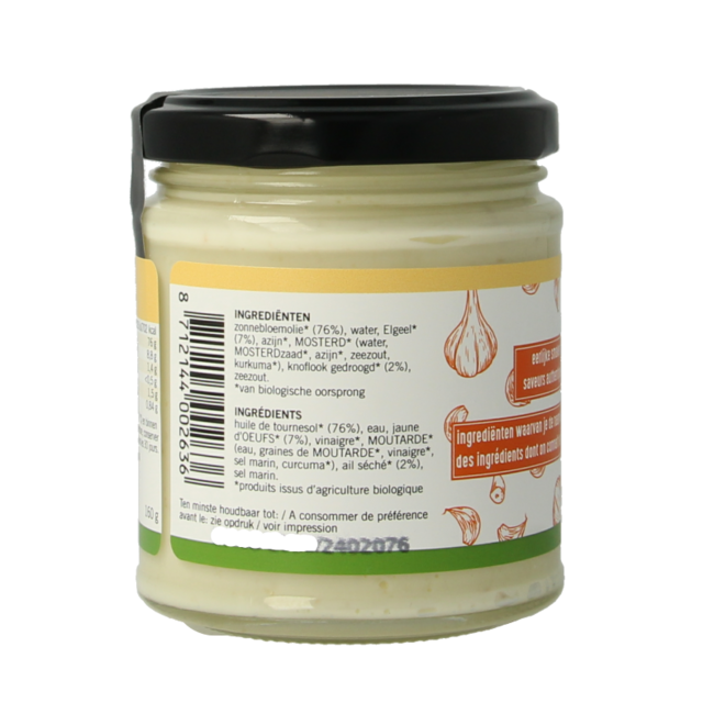 Van Ton Majonez czosnkowy bio 160 Gram