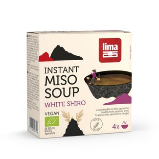 Lima Instant miso soup white shiro 4 x 16.5 gram organic 66 Gram