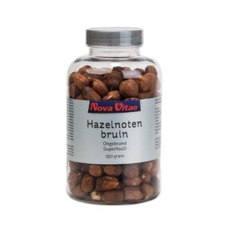 Nova Vitae Nova Vitae Brown Hazelnuts unroasted raw 250 Gram