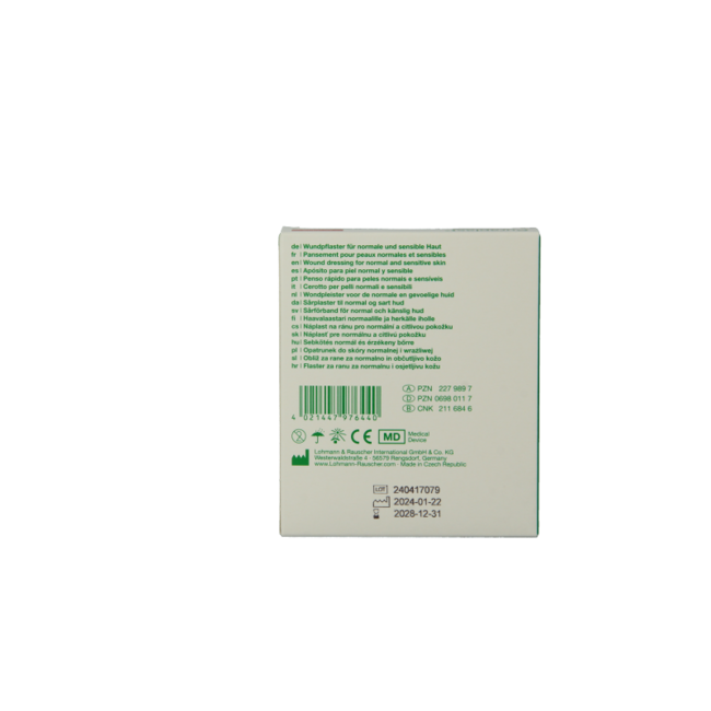 Curaplast Sensitive Wundpflaster 8 cm × 10 cm 10 Stück