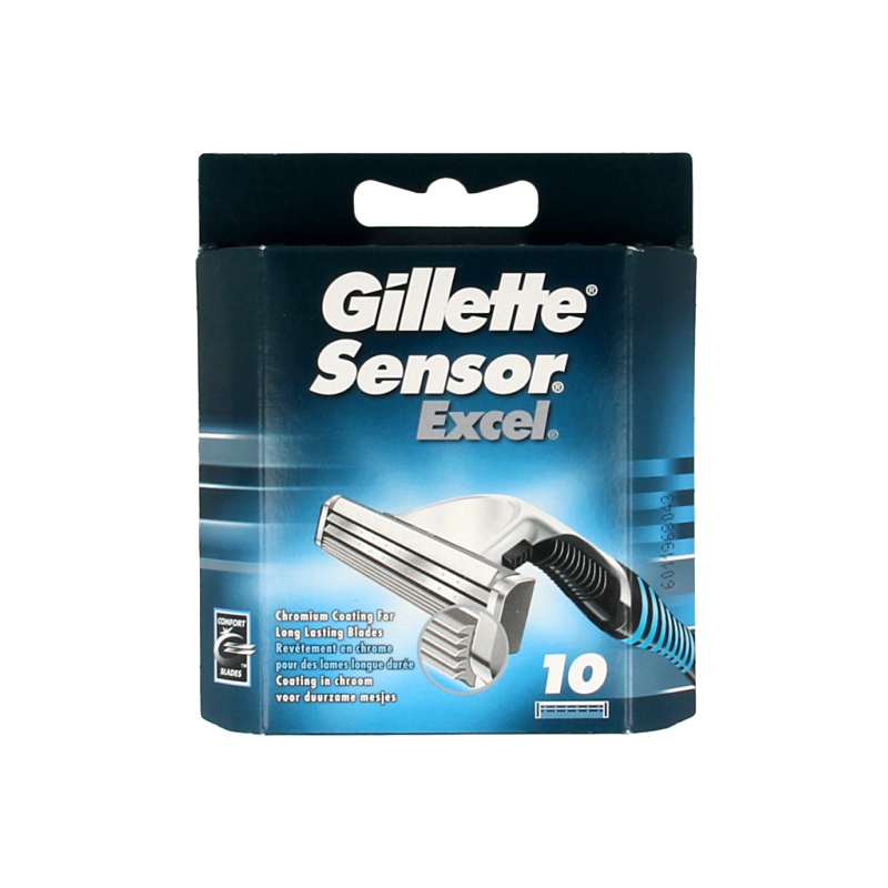 Gillette Cuchillas Gillette Sensor Excel 10 unidades