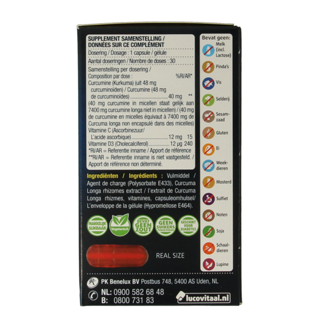 Lucovitaal Super kurkuma 30 Capsules