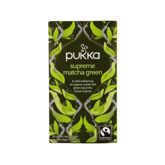 Pukka Supreme matcha green tea bio 20 bolsitas