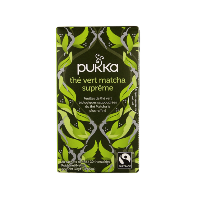 Supreme matcha green tea bio 20 Zakjes