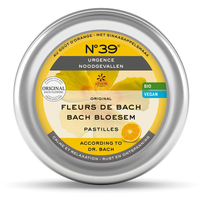 Bach Bloesem Bach-Blüten Pastillen Nr. 39 Notfall Bio 45 Gramm