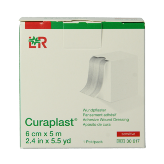 Curaplast Curaplast Sensitive Wundpflaster 5m x 6cm, 1 Rolle