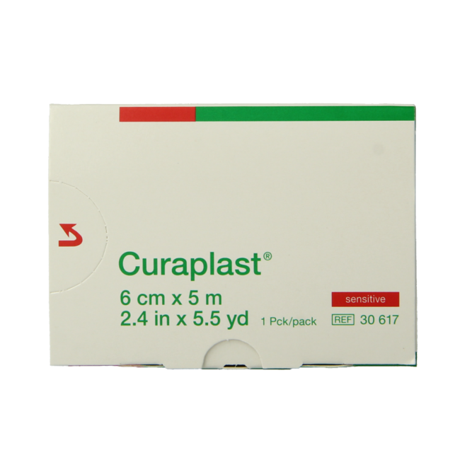 Curaplast Sensitive Wound Plaster 5m x 6cm 1 Roll