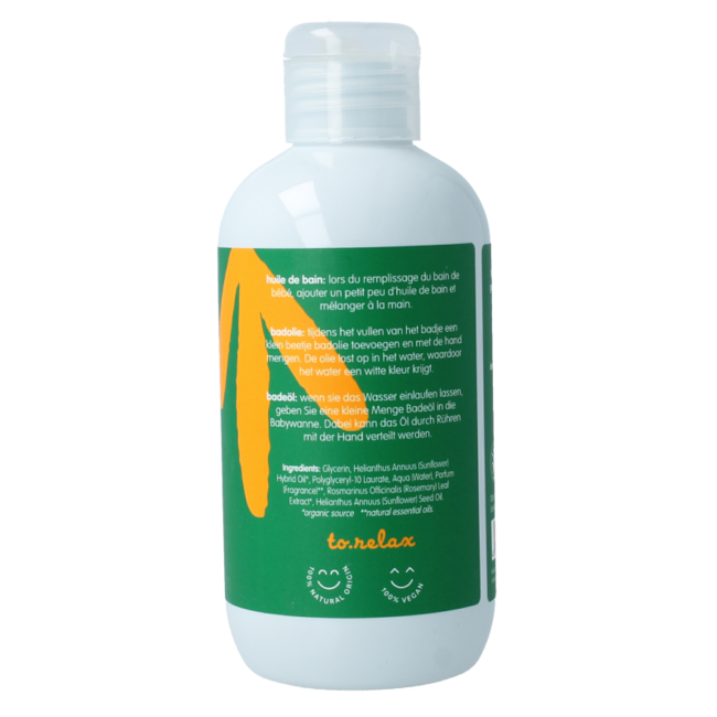 Baby bath oil 200 Millilitres