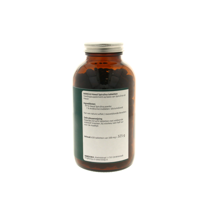 Hanoju Spirulina Hawaii 500 mg 650,00 Tabletten