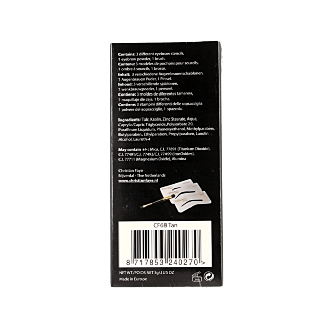 Christian Faye Eyebrow tan 3 Gram